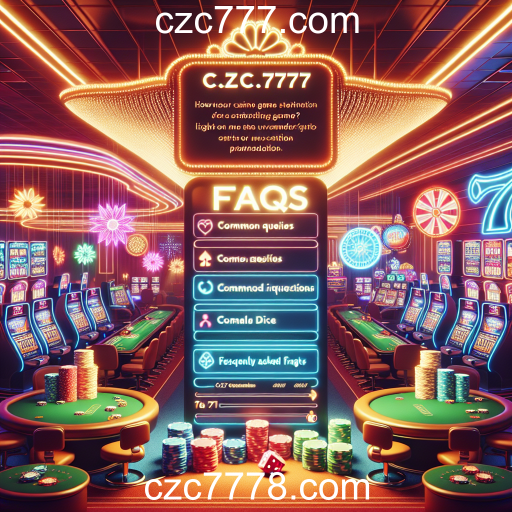 Descubra a Seção de Perguntas Frequentes em czc777.com